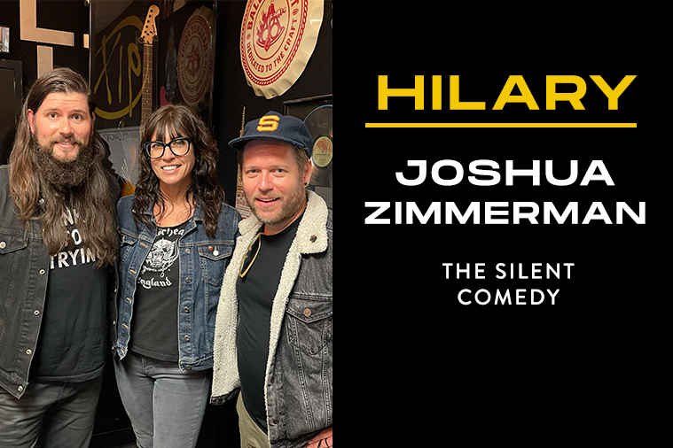 Hilary With Joshua Zimmerman Of The Silent Comedy! - 91X FM